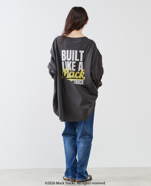 【GOOD ROCK SPEED/グッドロックスピード】MACK TRUCKS ロングスリーブTシャツ 詳細画像 チャコールグレー 10