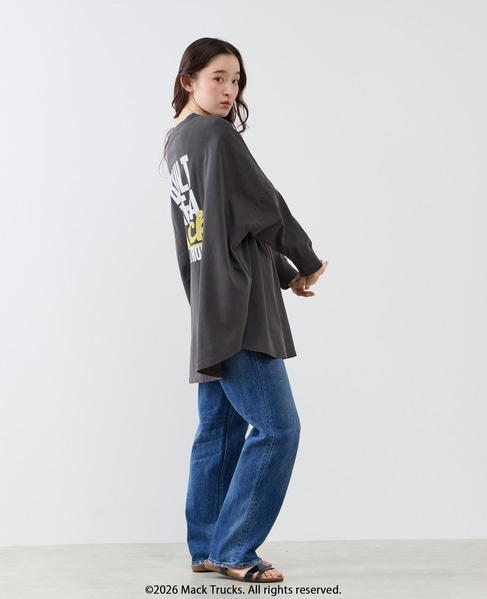 【GOOD ROCK SPEED/グッドロックスピード】MACK TRUCKS ロングスリーブTシャツ 詳細画像 チャコールグレー 11