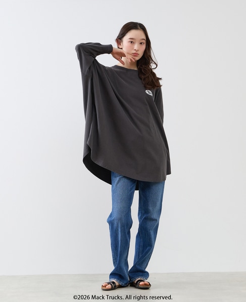 【GOOD ROCK SPEED/グッドロックスピード】MACK TRUCKS ロングスリーブTシャツ 詳細画像 チャコールグレー 12