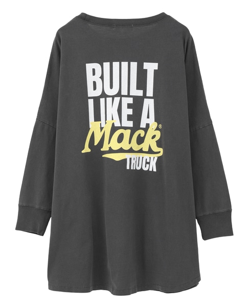 【GOOD ROCK SPEED/グッドロックスピード】MACK TRUCKS ロングスリーブTシャツ 詳細画像 チャコールグレー 2