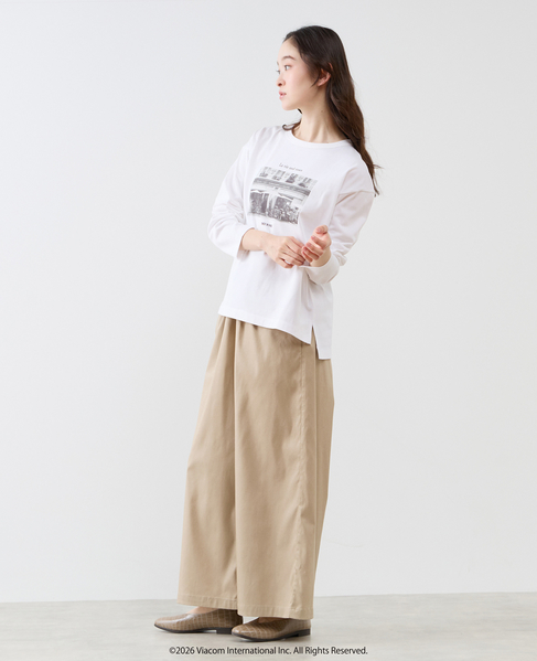 《コラボ》 Emily in Paris ロングスリーブTシャツ 詳細画像 オフホワイト 6