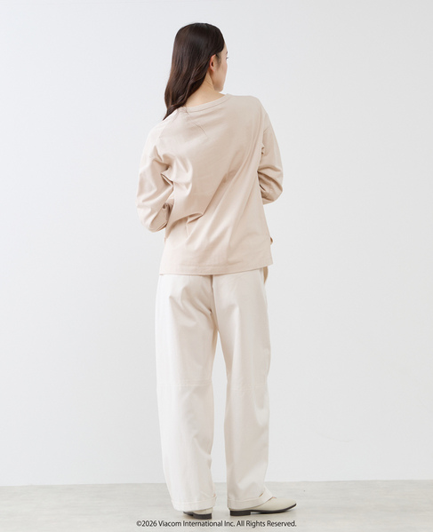 《コラボ》 Emily in Paris ロングスリーブTシャツ 詳細画像 ライトベージュ 7