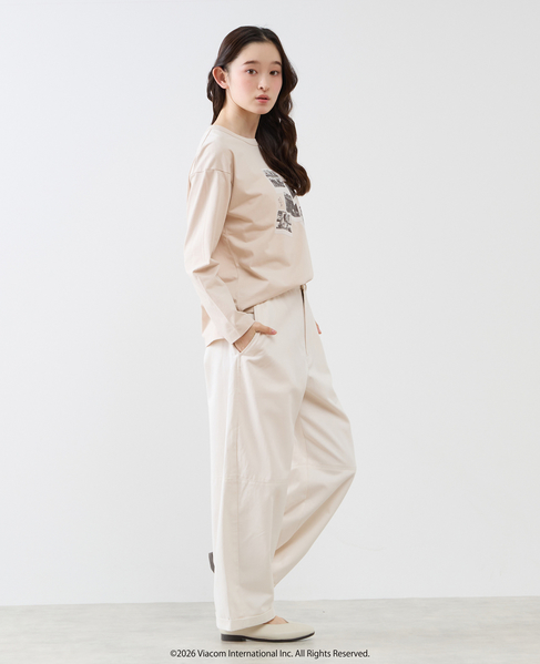 《コラボ》 Emily in Paris ロングスリーブTシャツ 詳細画像 ライトベージュ 9