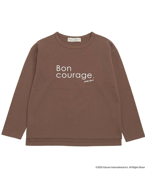 《コラボ》 Emily in Paris ロングスリーブTシャツ 詳細画像 ブラウン 11