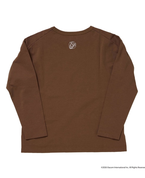 《コラボ》 Emily in Paris ロングスリーブTシャツ 詳細画像 ブラウン 3