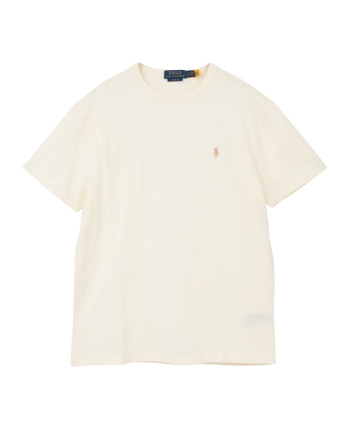 【POLO RALPH LAUREN/ポロラルフローレン】クルーネックTシャツ 詳細画像 クリーム 1