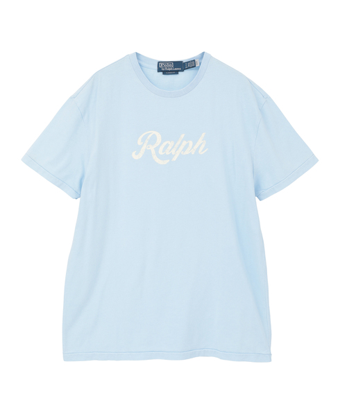 【POLO RALPH LAUREN/ポロラルフローレン】クルーネックロゴTシャツ 詳細画像 ライトブルー 1