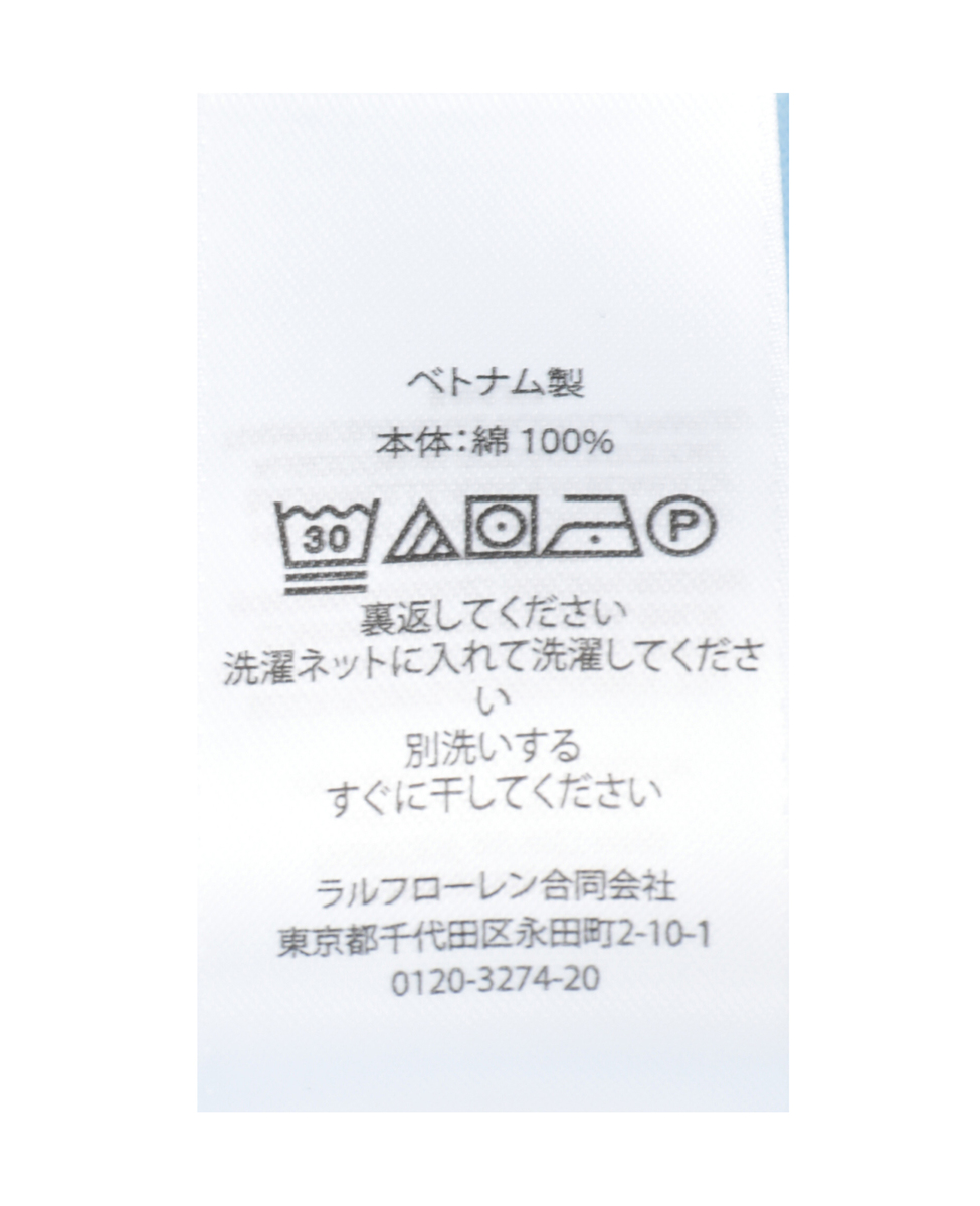 【POLO RALPH LAUREN/ポロラルフローレン】クルーネックロゴTシャツ 詳細画像 ライトブルー 6