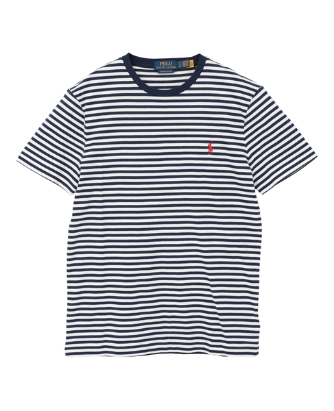 【POLO RALPH LAUREN/ポロラルフローレン】クルーネックボーダーTシャツ 詳細画像 ブルー 1