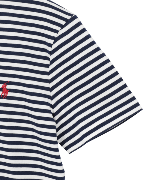【POLO RALPH LAUREN/ポロラルフローレン】クルーネックボーダーTシャツ 詳細画像 ブルー 4