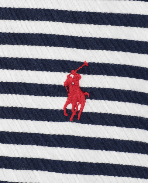 【POLO RALPH LAUREN/ポロラルフローレン】クルーネックボーダーTシャツ 詳細画像 ブルー 6