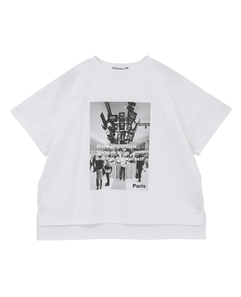 【maison de mer/メゾン・ド・メール】photo print Tシャツ 詳細画像 ホワイト系その他 1