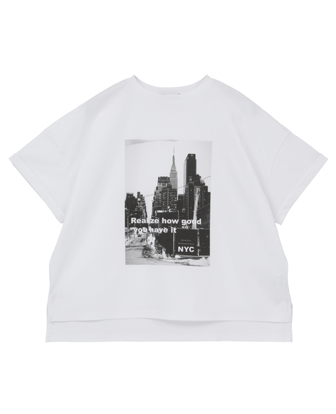 【maison de mer/メゾン・ド・メール】photo print Tシャツ 詳細画像 ホワイト系その他2 1