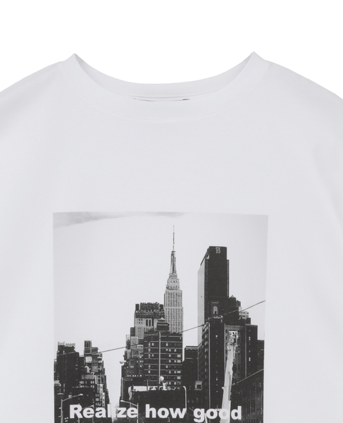 【maison de mer/メゾン・ド・メール】photo print Tシャツ 詳細画像 ホワイト系その他2 3