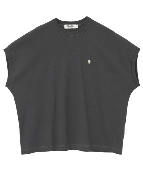 【Gymphlex/ジムフレックス】クルーネックスリーブレスプルオーバー 詳細画像 チャコールグレー 1