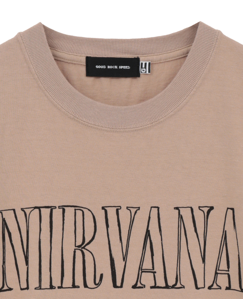 【GOOD ROCK SPEED/グッドロックスピード】 NIRVANA Tシャツ 詳細画像 ライトベージュ 11