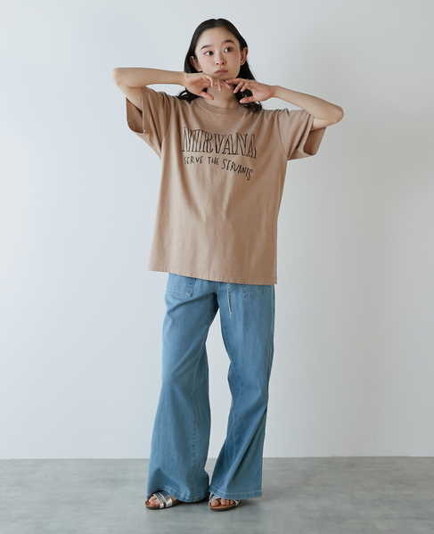 【GOOD ROCK SPEED/グッドロックスピード】 NIRVANA Tシャツ 詳細画像 ライトベージュ 8