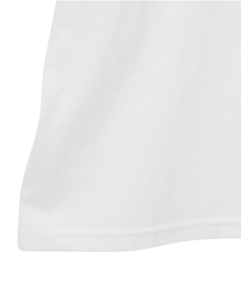 【AMOU/アモウ】バイカラーネックTシャツ 詳細画像 オフホワイト 5