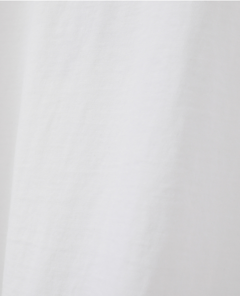 【AMOU/アモウ】バイカラーネックTシャツ 詳細画像 オフホワイト 7