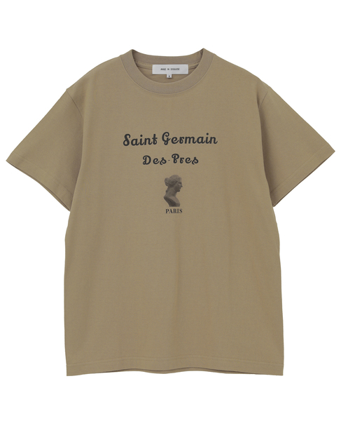 【ANGE IN DISGUISE/アンジ イン ディスガイズ】Tシャツ 詳細画像 ダークベージュ 1