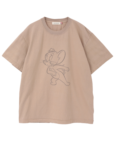 【GOOD ROCK SPEED/グッドロックスピード】『TOM&JERRY』モチーフTシャツ 詳細画像 ライトベージュ 1