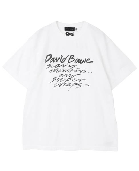 【GOOD ROCK SPEED/グッドロックスピード】David Bowie Tシャツ 詳細画像 ホワイト 1