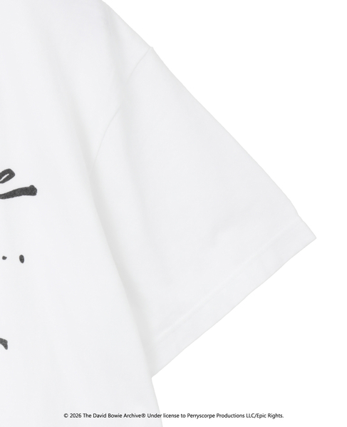 【GOOD ROCK SPEED/グッドロックスピード】David Bowie Tシャツ 詳細画像 ホワイト 12