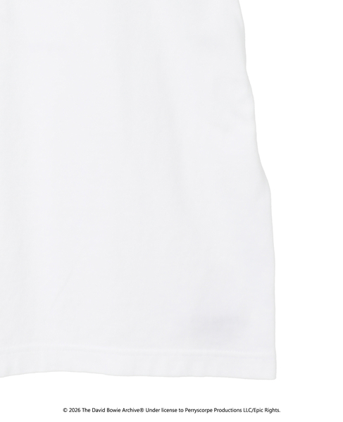 【GOOD ROCK SPEED/グッドロックスピード】David Bowie Tシャツ 詳細画像 ホワイト 13
