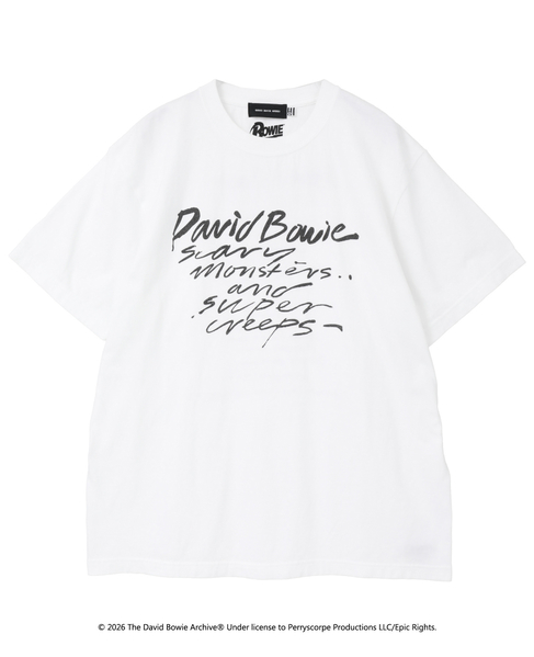 【GOOD ROCK SPEED/グッドロックスピード】David Bowie Tシャツ 詳細画像 ホワイト 9