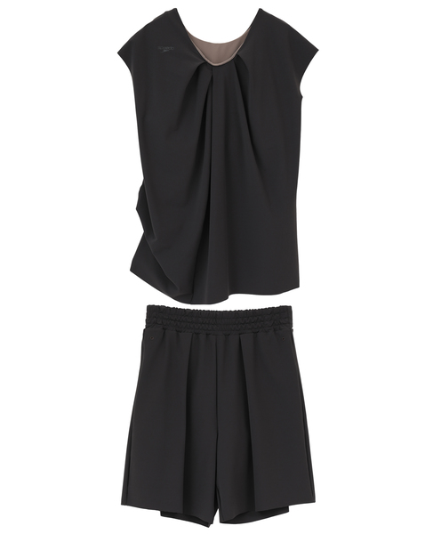 【SPEEDO/スピード】French Sleeve Tuck Separates 詳細画像 チョコ 1