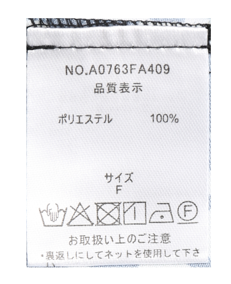 【変形ドットドロストワンピース】 詳細画像 ブラック 22