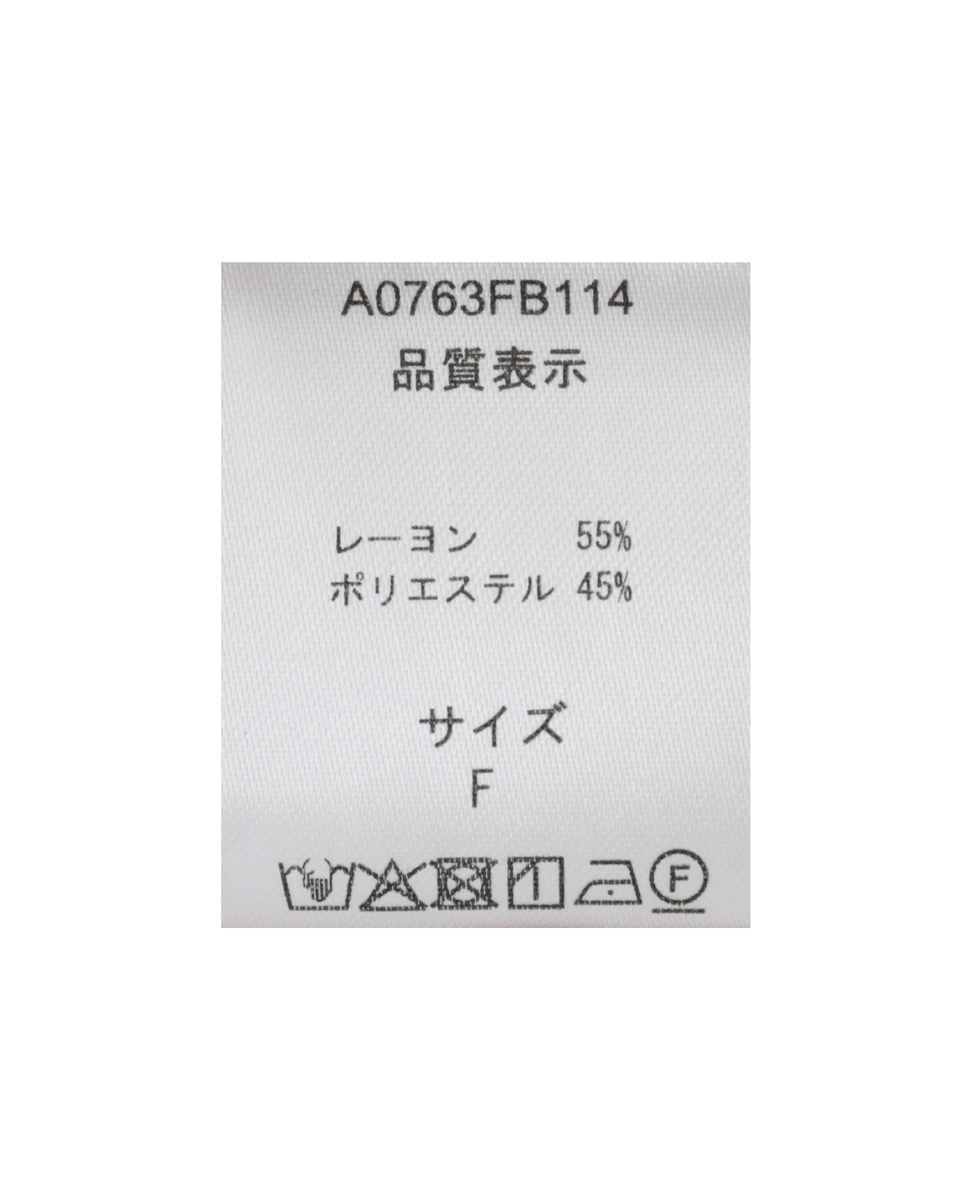【麻調シアーシャーリングブラウス】 詳細画像 ブラック 5