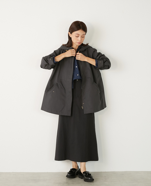 【エステルツイルマウンテンパーカー】 詳細画像 チャコールグレー 3