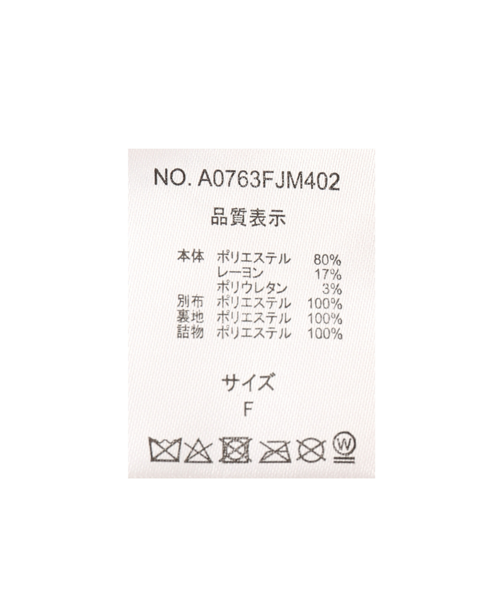 【ボンディング&times;キルティングフードコート】 詳細画像 ブラック 9