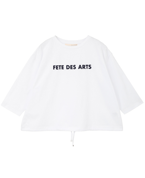 【フロッキーロゴPTドロストTシャツ】 詳細画像 オフホワイト 15
