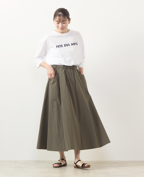 【フロッキーロゴPTドロストTシャツ】 詳細画像 オフホワイト 4