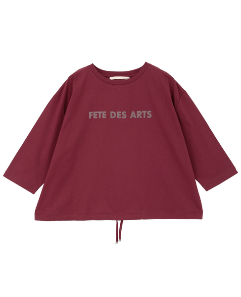 【フロッキーロゴPTドロストTシャツ】 詳細画像 ボルドー 15