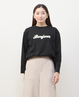 【サガラ刺しゅうロゴスムースロンT】