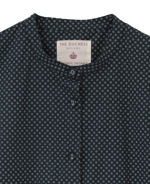 《別注》【The Duchess Designs/ザ・ダッチェス・デザイン】バンドカラーシャツワンピース 詳細画像 グリーン 13