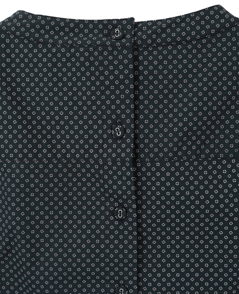 《別注》【The Duchess Designs/ザ・ダッチェス・デザイン】スタンドカラーブラウス 詳細画像 グリーン 15