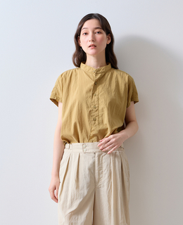 《別注》【ROYAL NAVY/ロイヤルネイビー】バンドカラーシャツ