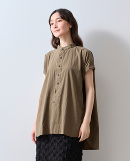 《別注》【ROYAL NAVY/ロイヤルネイビー】バンドカラーシャツ