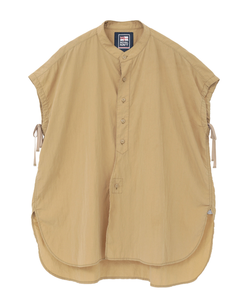 《別注》【ROYAL NAVY/ロイヤルネイビー】バンドカラーシャツ 詳細画像 イエロー 14