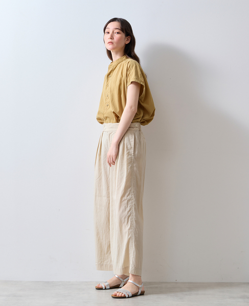 《別注》【ROYAL NAVY/ロイヤルネイビー】バンドカラーシャツ 詳細画像 イエロー 4