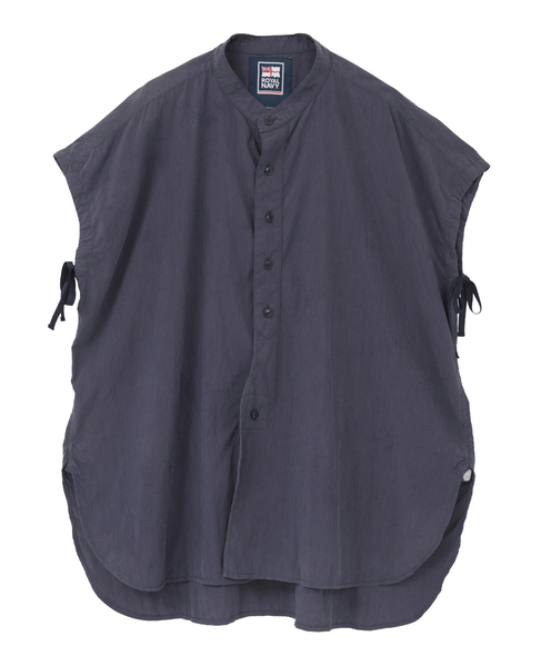 《別注》【ROYAL NAVY/ロイヤルネイビー】バンドカラーシャツ 詳細画像 ネイビー 13