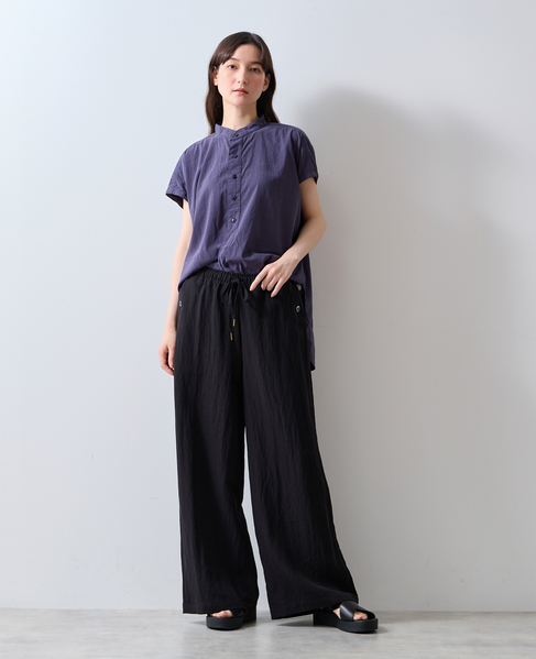 《別注》【ROYAL NAVY/ロイヤルネイビー】バンドカラーシャツ 詳細画像 ネイビー 2