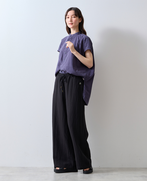 《別注》【ROYAL NAVY/ロイヤルネイビー】バンドカラーシャツ 詳細画像 ネイビー 5