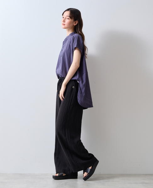 《別注》【ROYAL NAVY/ロイヤルネイビー】バンドカラーシャツ 詳細画像 ネイビー 6