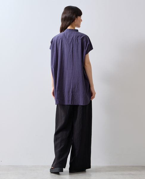《別注》【ROYAL NAVY/ロイヤルネイビー】バンドカラーシャツ 詳細画像 ネイビー 8