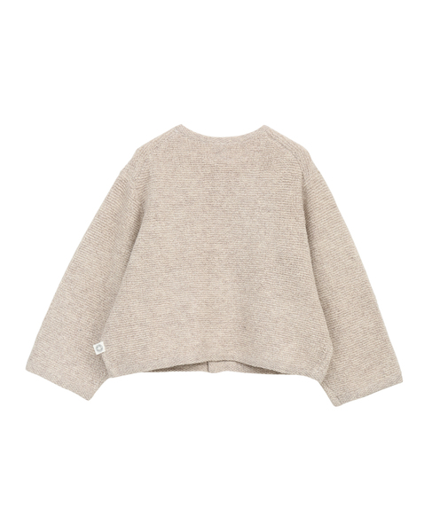【ORCIVAL/オーシバル】Boucle Cardigan 詳細画像 オートミール 2